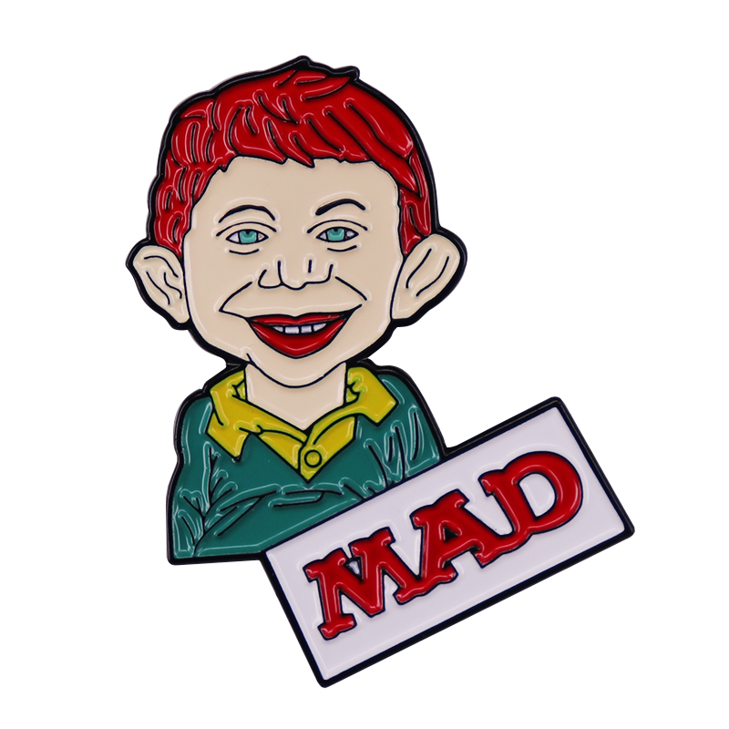 Vintage Collectible Pins - مجلة جنون ألفريد إي. نيومان المينا