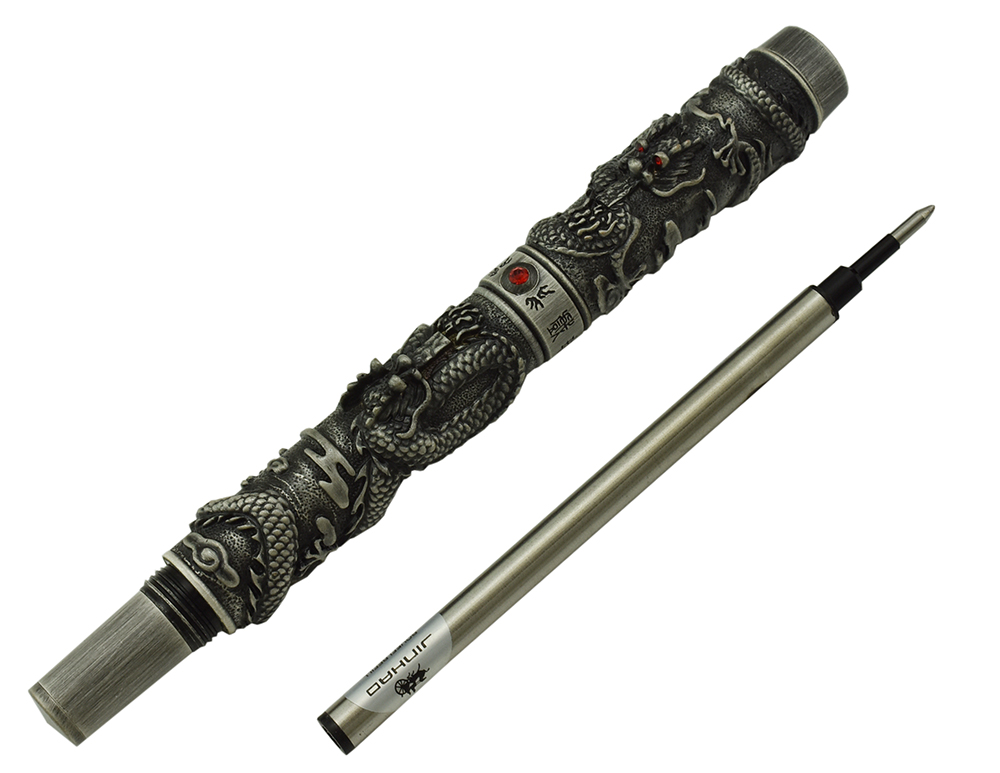Jinhao خمر قلم الكرات الدوّارة - مراجعة Vintage Collectible Pens وسعره