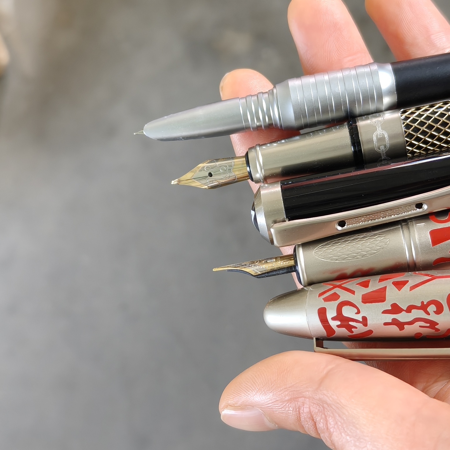 3 أقلام حبر قديمة نادرة، رؤوس  - مراجعة Vintage Collectible Pens وسعره
