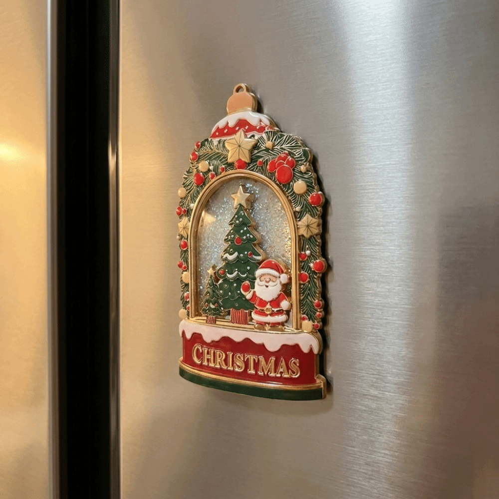 مغناطيس ثلاجة مغناطيسي من سبيك - مراجعة Vintage Collectible Santa وسعره