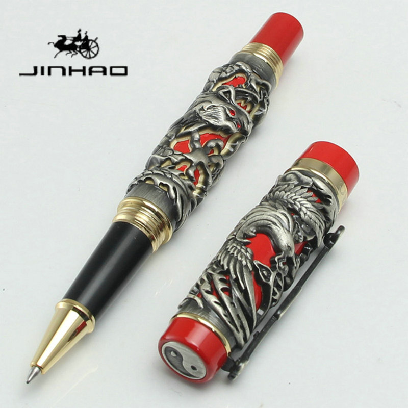 قلم حبر جاف JINHAO بتصميم التن - مراجعة Vintage Collectible Pens وسعره